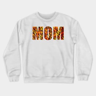 Mom Mother's Kente Pattern Crewneck Sweatshirt